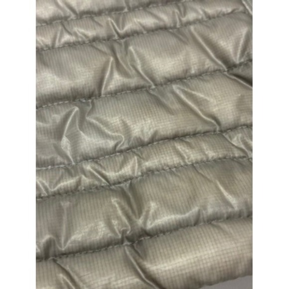 Patagonia Women's XS Lightweight Down Insulated Vest Gray Silver Full Zip Puffer - Picture 12 of 13